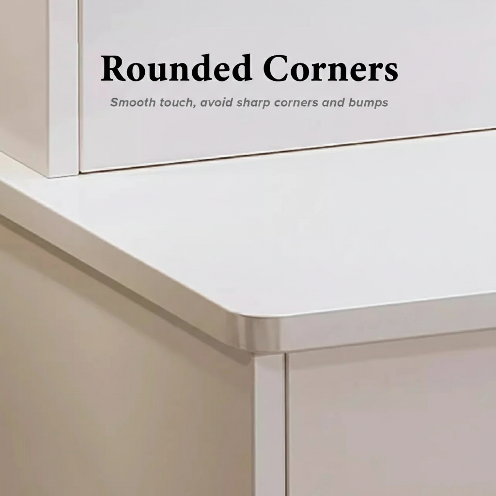 Dressing Table With Mirror Meja Solek Drawer Storage Meja Make Up Table — gambar 5