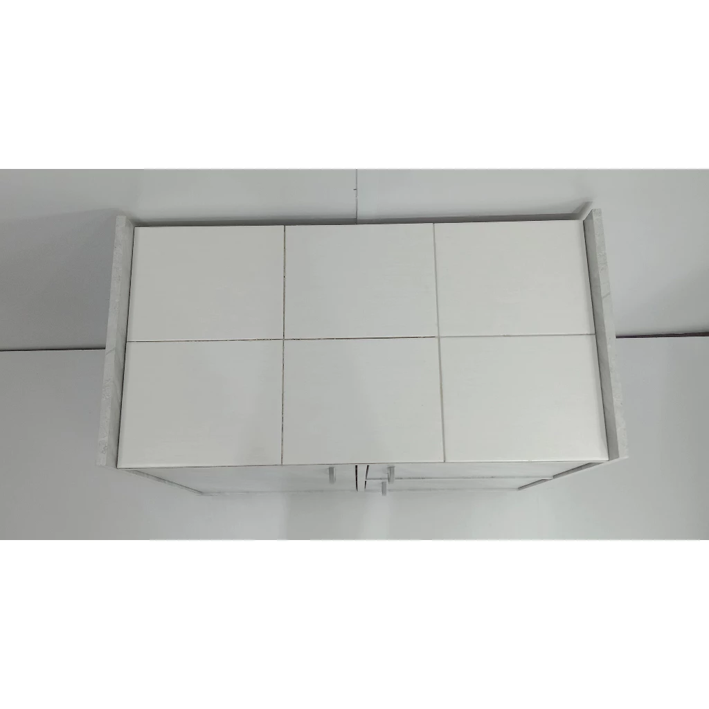 Kabinet Gas 3 Pintu | Gas Cabinet Dapur – Rak Penyimpanan+Meja Marmar Modern 3‑Door — gambar 5