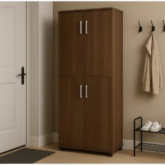 Shoe Rack With 4 Doors / Rak Kasut Dengan 4 Pintu — gambar 2