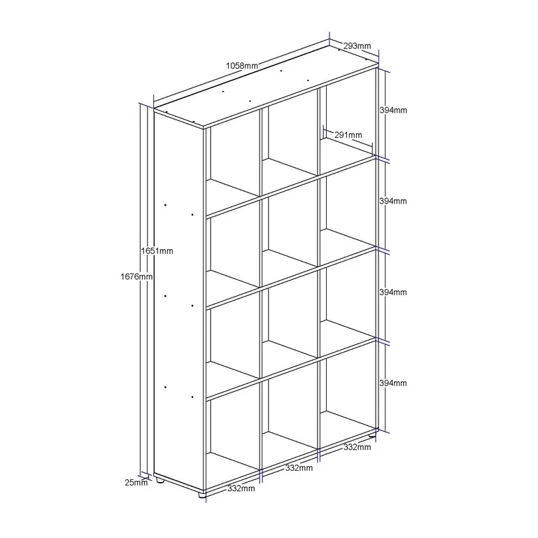 Modern Book Shelf / Rak Buku Moden — gambar 7