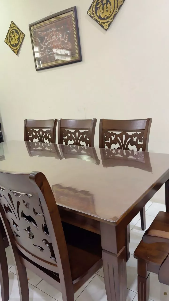 Dining Set 8 Seater 1 + 6 + 2 — gambar 7