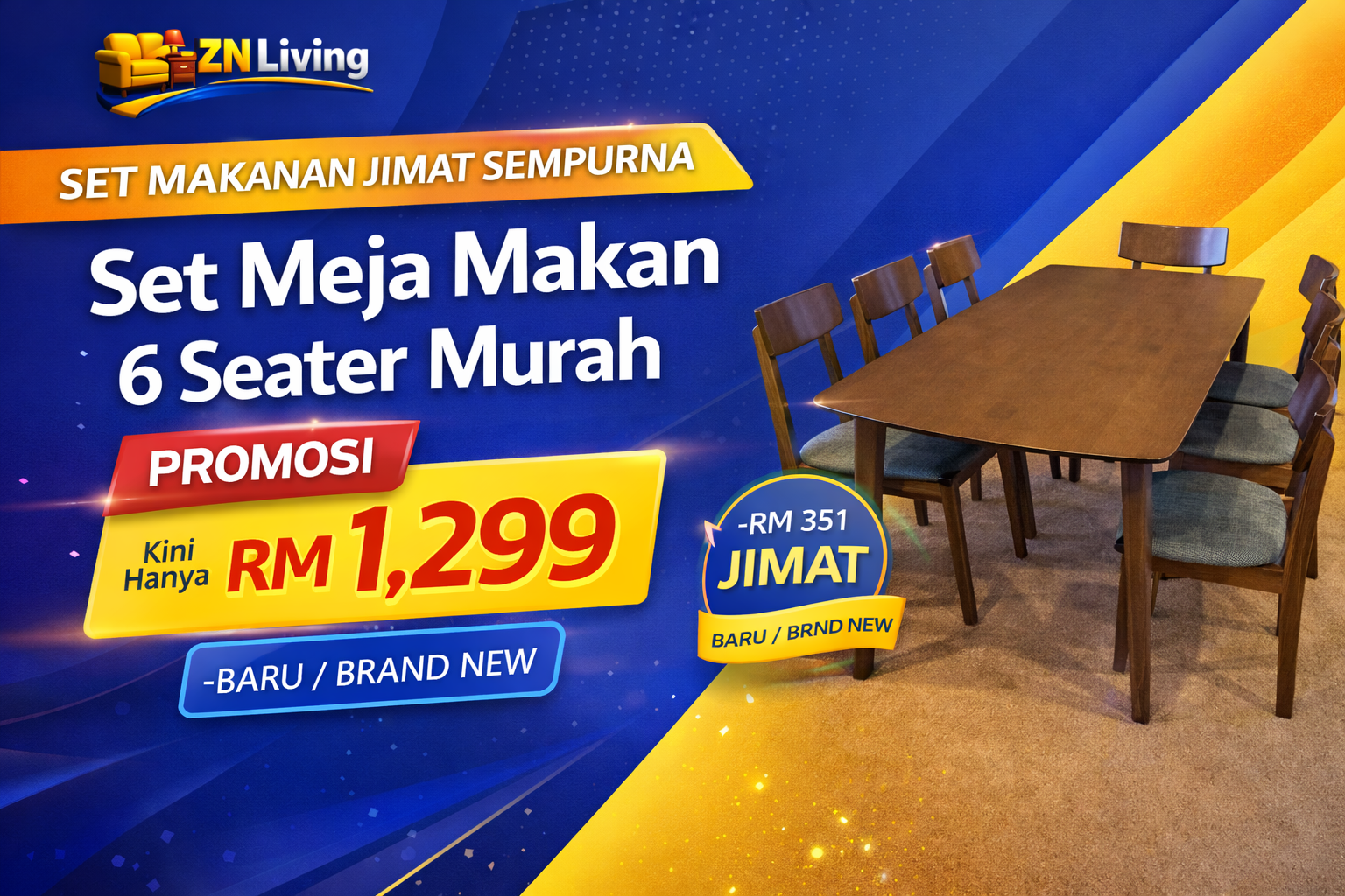 Promosi Set Makan 6 Seater